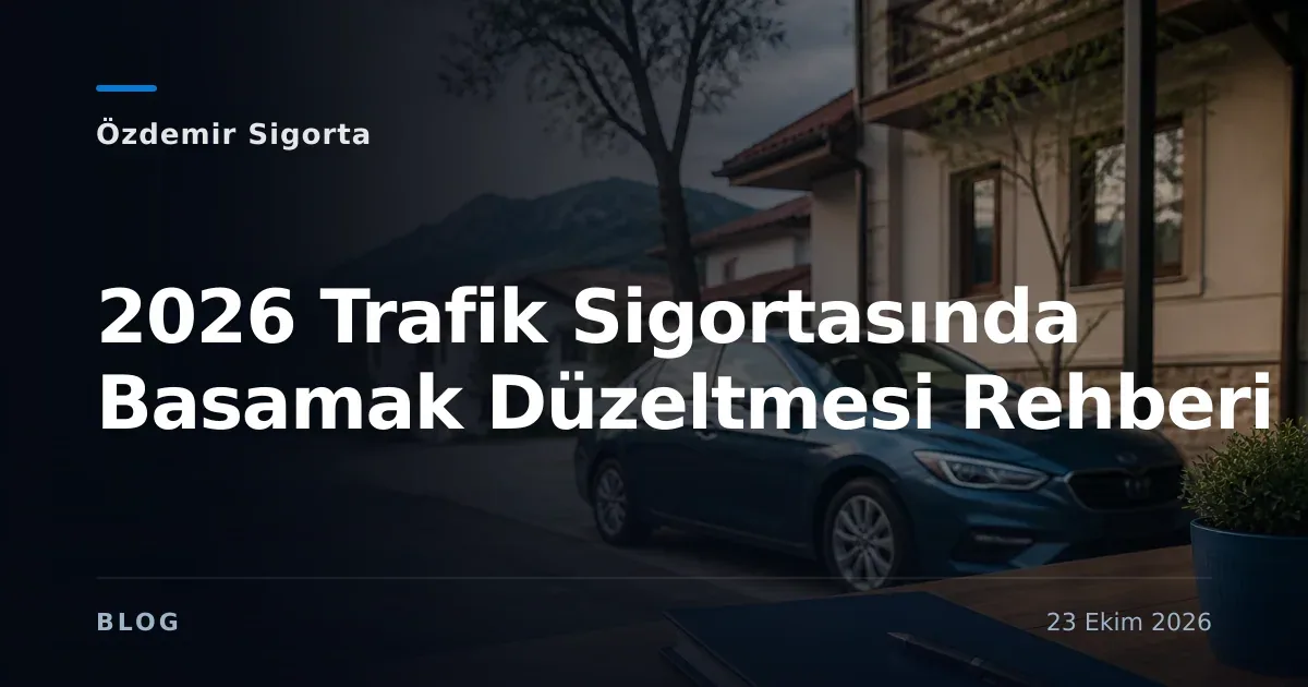 2026 Trafik Sigortasında Basamak Düzeltmesi Rehberi